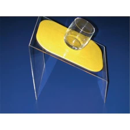 Fabrication Enterprises 7.25 x 10 in. Dycem Non-Slip Rectangular Pad, Lime 50-1590LIM